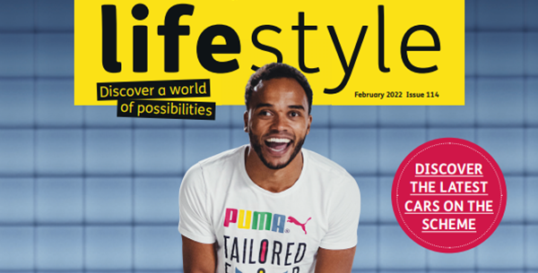 Lifestyle February 2022 front cover of a smiling man.